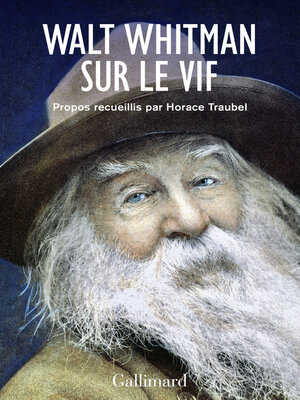 cover image of Walt Whitman sur le vif